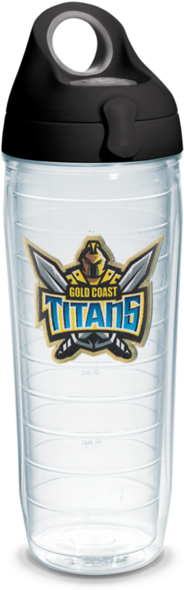 Gold Coast Titans Nrl Emblem Logo Drink Bottle By Tervis (1023x900), Png Download