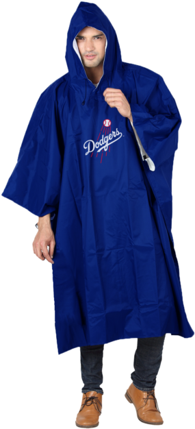Los Angeles Dodgers Poncho "deluxe" (480x640), Png Download