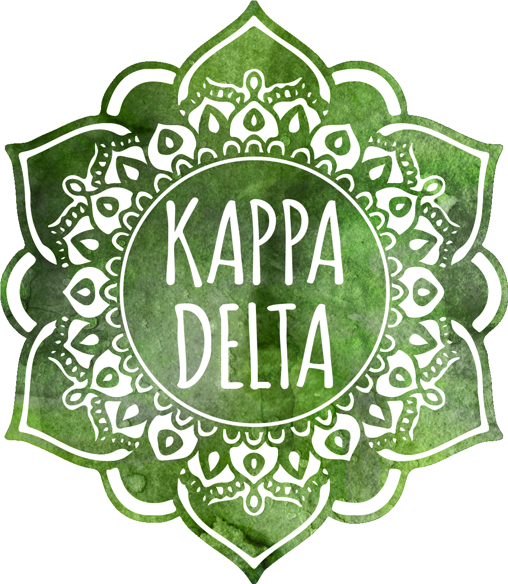 Kappa Delta Mandala Air Freshener 2/package (1050x1200), Png Download