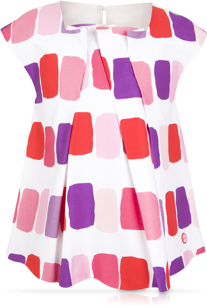 Porcelain Silk Satin Dress With A Rose Print (600x660), Png Download