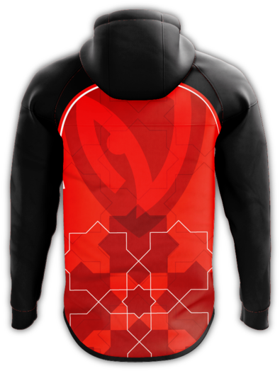Nasr Zip Hoodie (600x599), Png Download