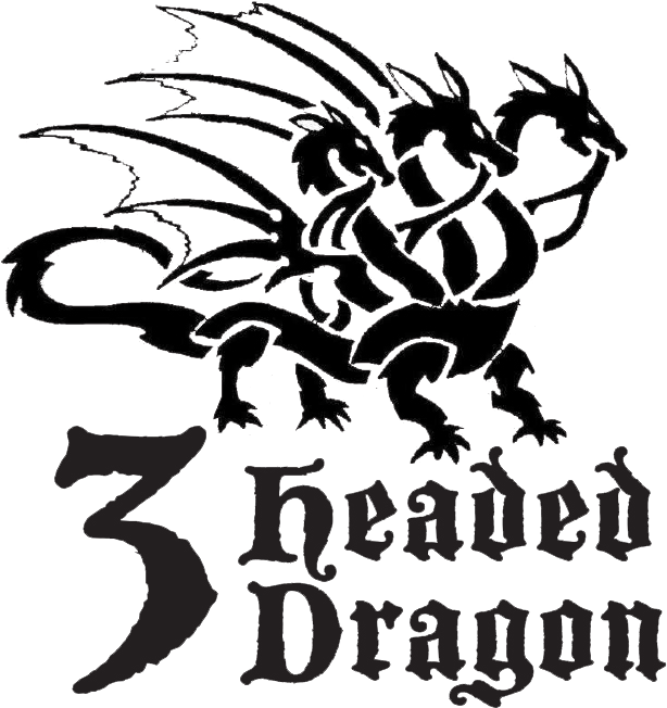 3 Headed Dragon (720x720), Png Download