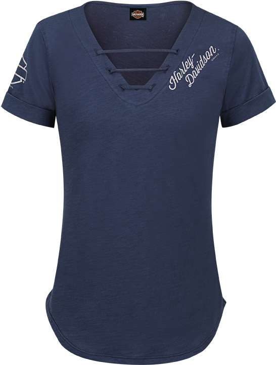 Harley-davidson Step Ladies Dealer Tee (720x720), Png Download