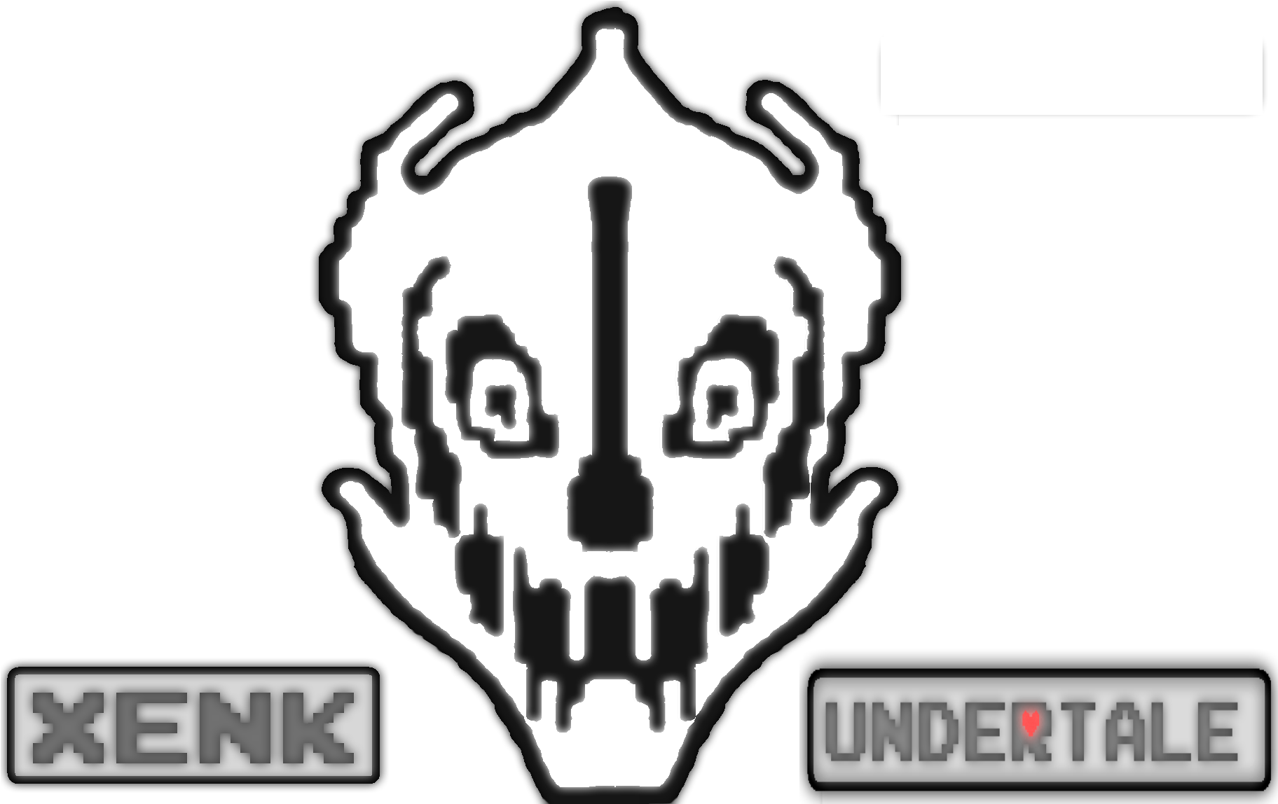 Developed By Toby Fox Gaster Blaster (1847x1147), Png Download