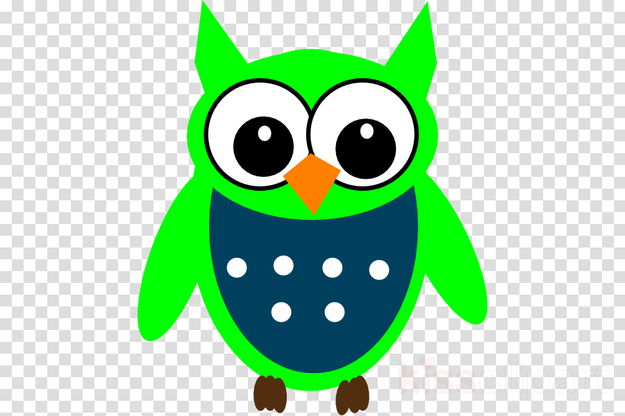 Green Owl Clip Art Clipart Owl Clip Art (900x600), Png Download