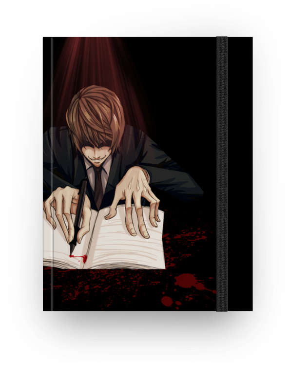 Caderno Light Yagami De Luh Rodriguesna (800x800), Png Download