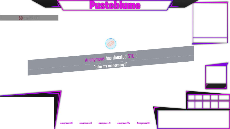 [download] Epic Fortnite Overlay By Pusteblume (960x540), Png Download
