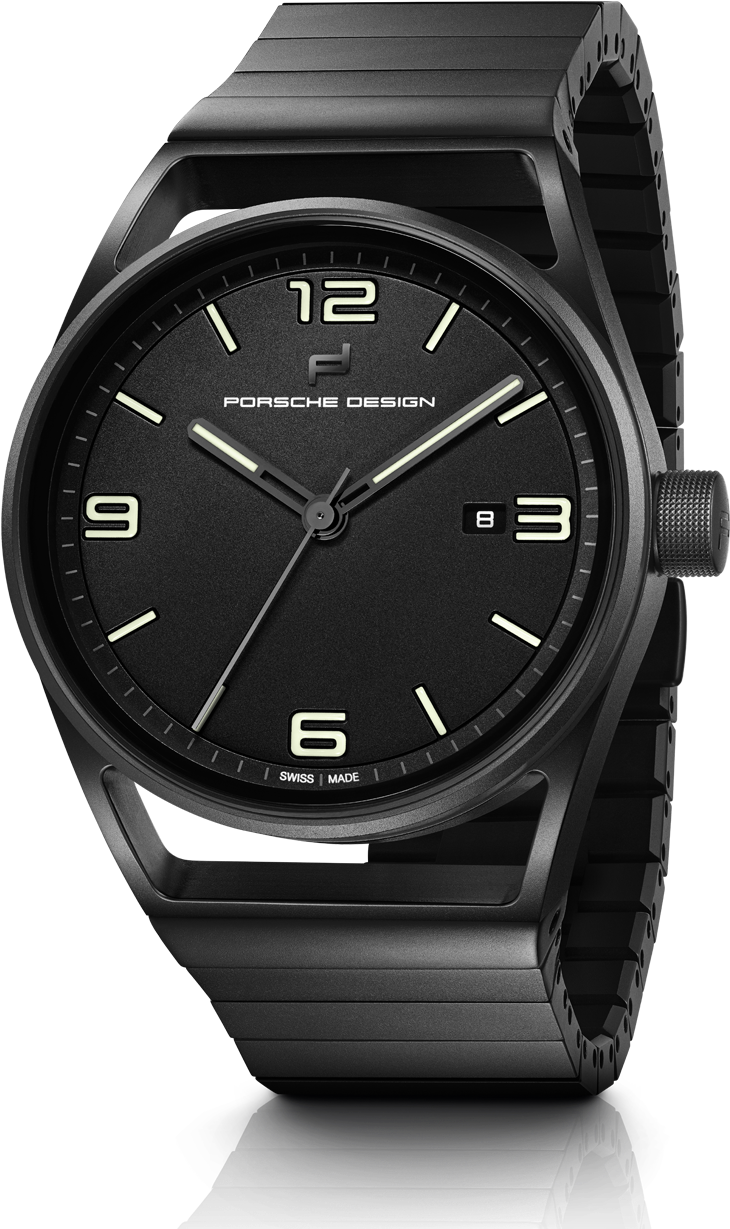 1919 Datetimer Eternity Black Edition All Black View (1280x1280), Png Download