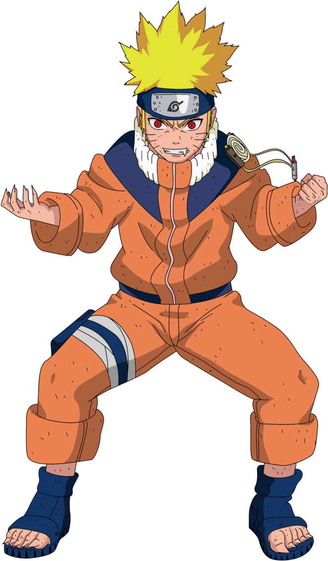 Angry Kurama (692x1153), Png Download