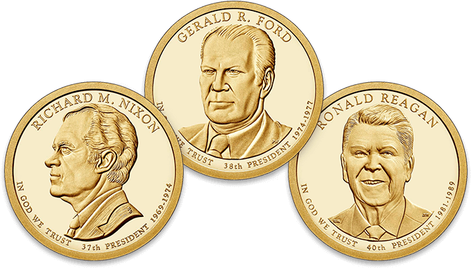 Presidential 2016 One Dollar Coin Proof Set (776x400), Png Download