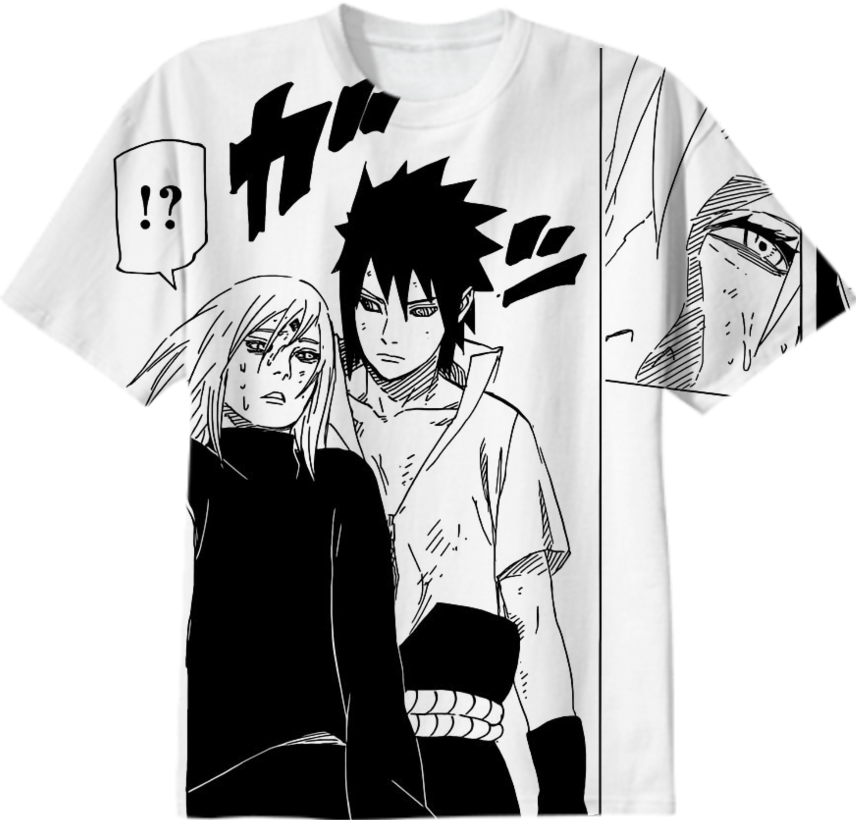 Sasusaku T-shirt (856x820), Png Download