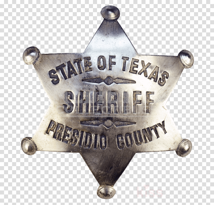 Sheriff Star Texas Png Clipart American Frontier Badge (900x860), Png Download