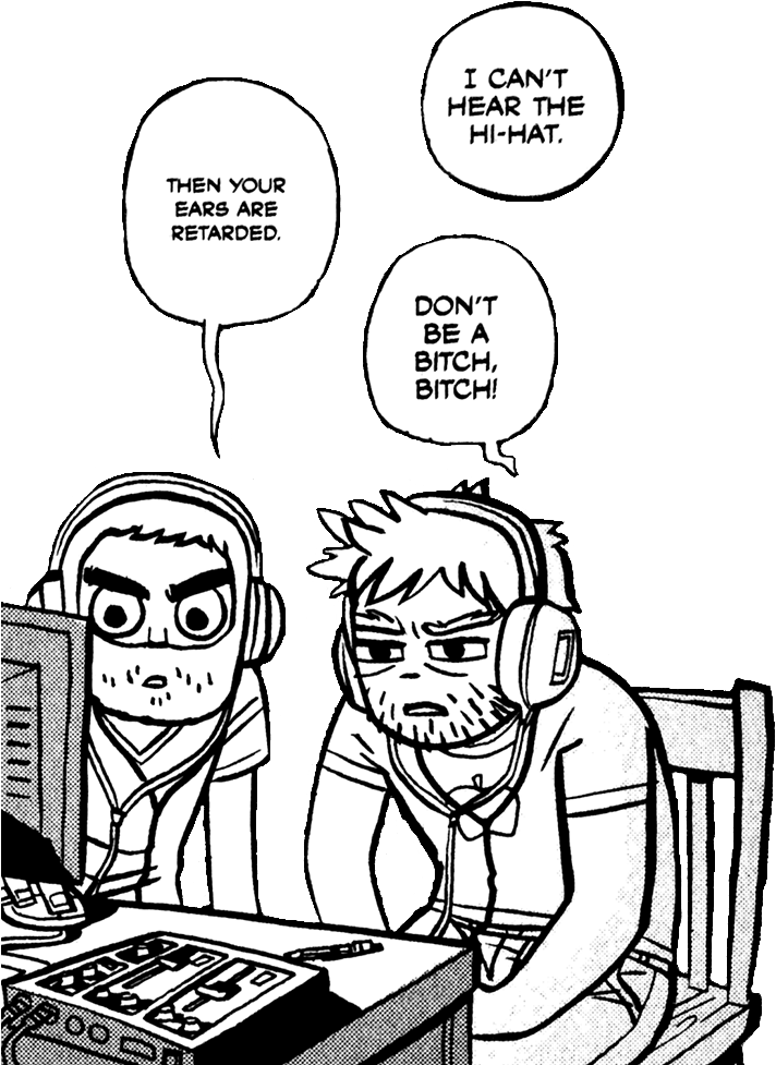 Stephen And Joseph From Scott Pilgrim Vs (726x1000), Png Download