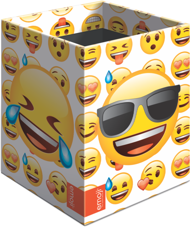Stojánek Na Tužky Hranatý Emoji Lol 18507903 (652x768), Png Download