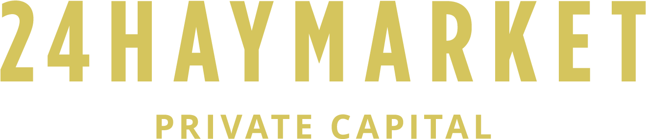 24 Haymarket Lg Logo Gold (1325x292), Png Download