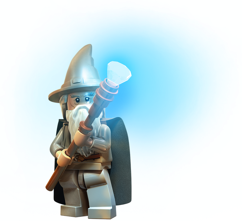 Lego Wizard Staff Download (800x730), Png Download