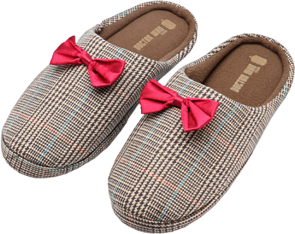Docto Who Mens Slippers Size (578x578), Png Download