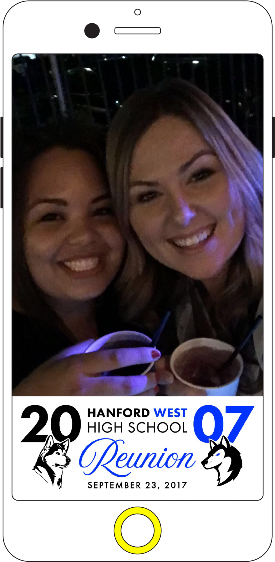 Hanford West High 10-year Reunion (1000x1965), Png Download