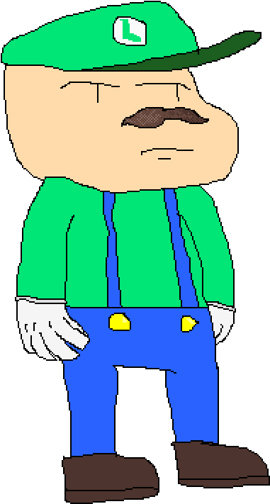 Lovely Luigi (1000x1000), Png Download