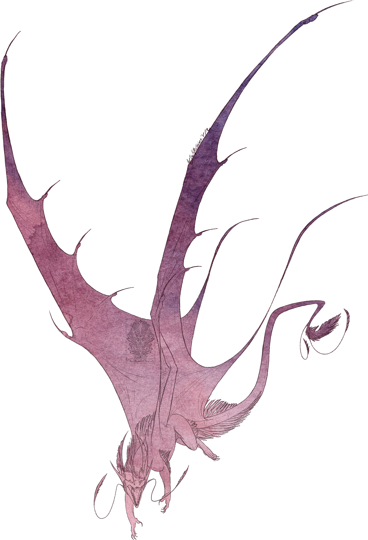 Sketch Trade - Spectral Rage (1289x1892), Png Download