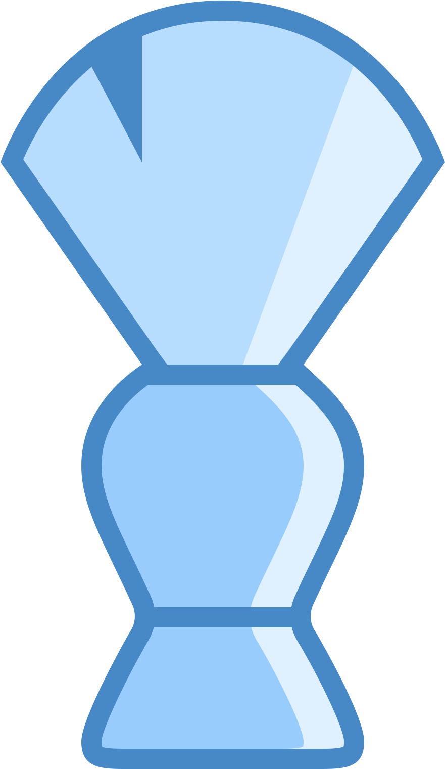 Barber Brush Icon (1600x1600), Png Download