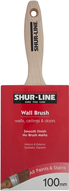 Shur-line Synthetic Wall Brush (600x900), Png Download