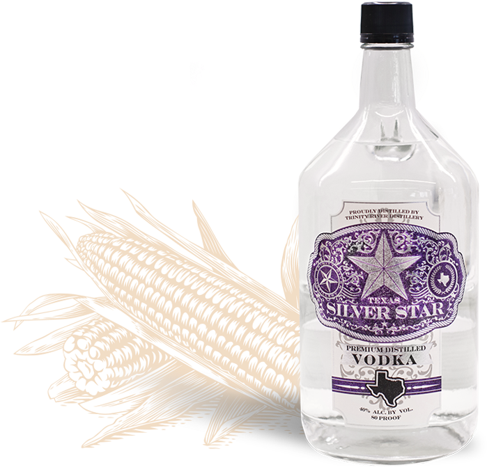 Texas Silver Star® Vodka (725x696), Png Download