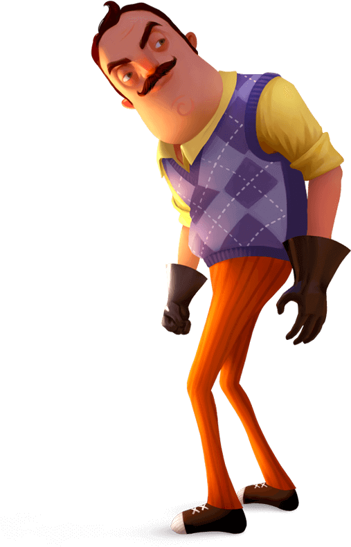 Follow Hello Neighbor (1000x840), Png Download