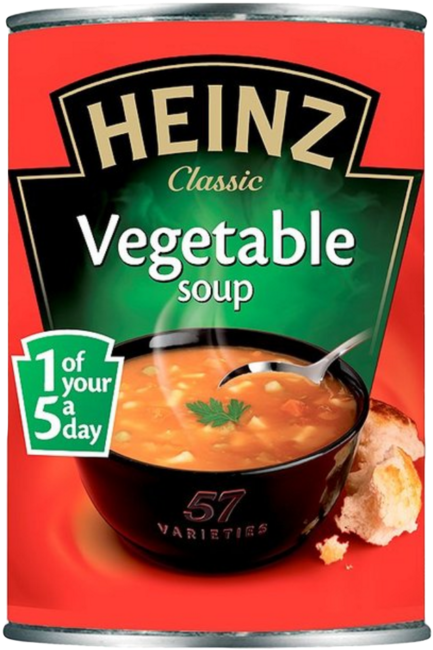 Heinz Classic Vegetable Soup Can 400 G (1024x1024), Png Download