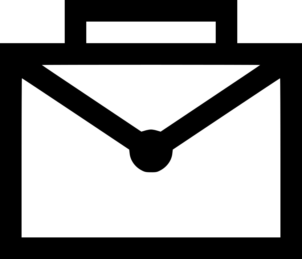 Sales Briefcase Suitcase Mail Business Finance Office (980x840), Png Download