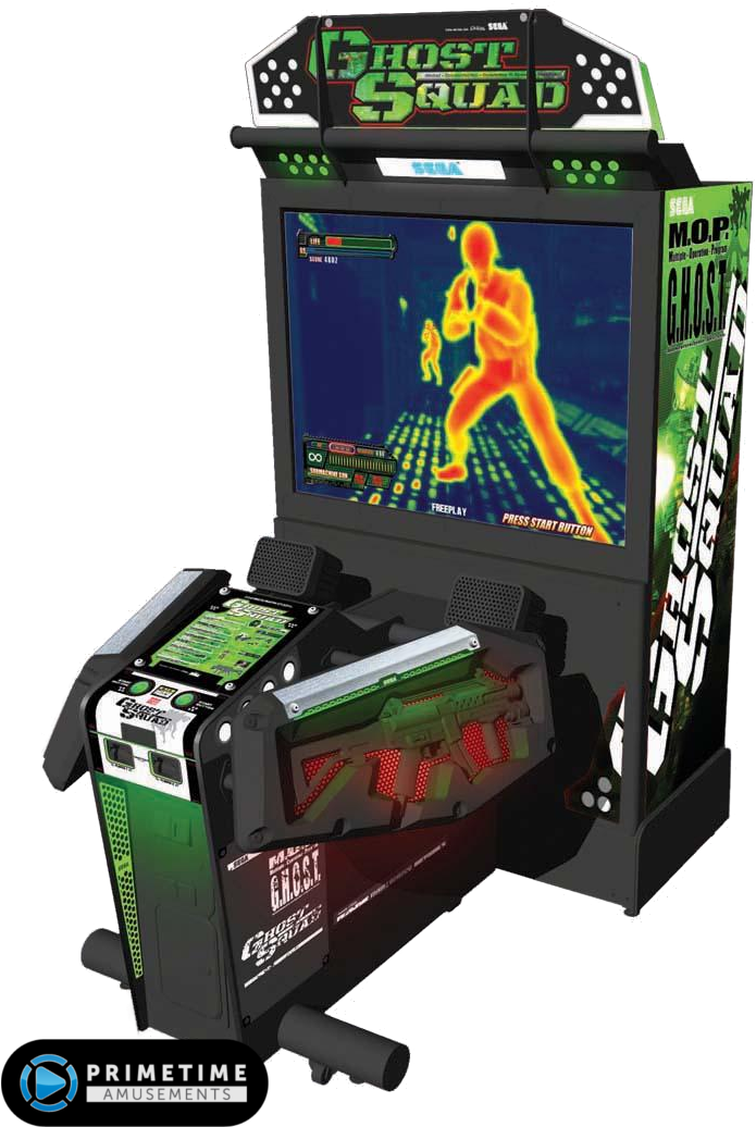 Ghost Squad Arcade Shooter Sega (890x1200), Png Download