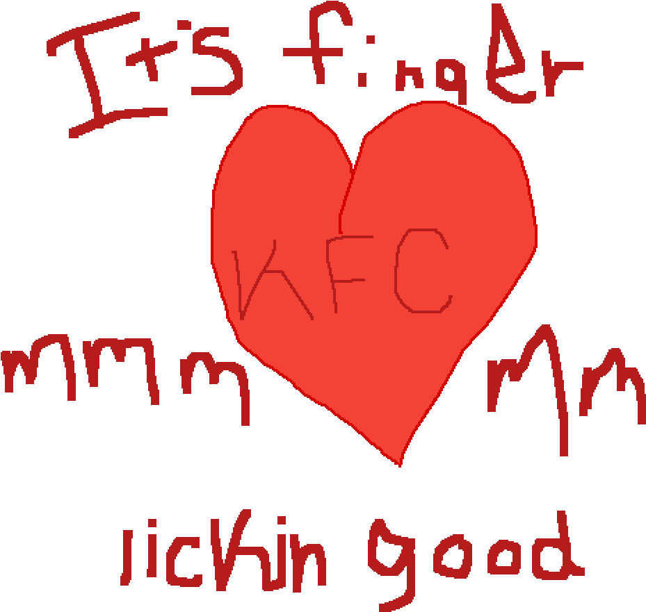 It's Finger Lickin' Good Mmm (1000x1000), Png Download