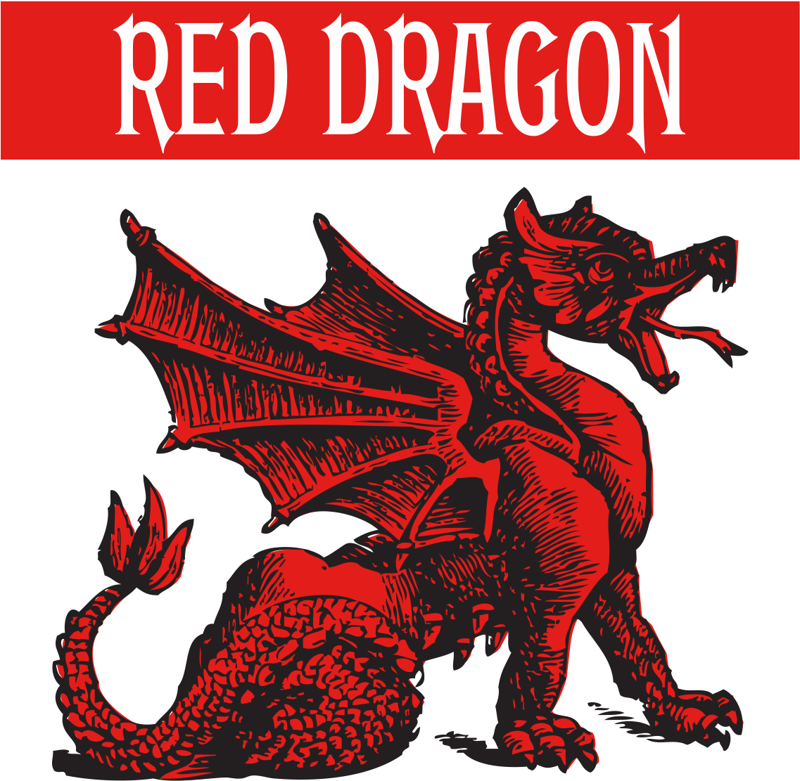 Red Dragon Hard Cider » Red Dragon (1157x1186), Png Download