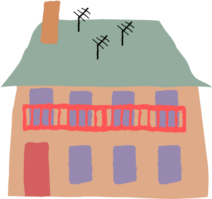 Computer Icons Line Art House Logo (1061x750), Png Download