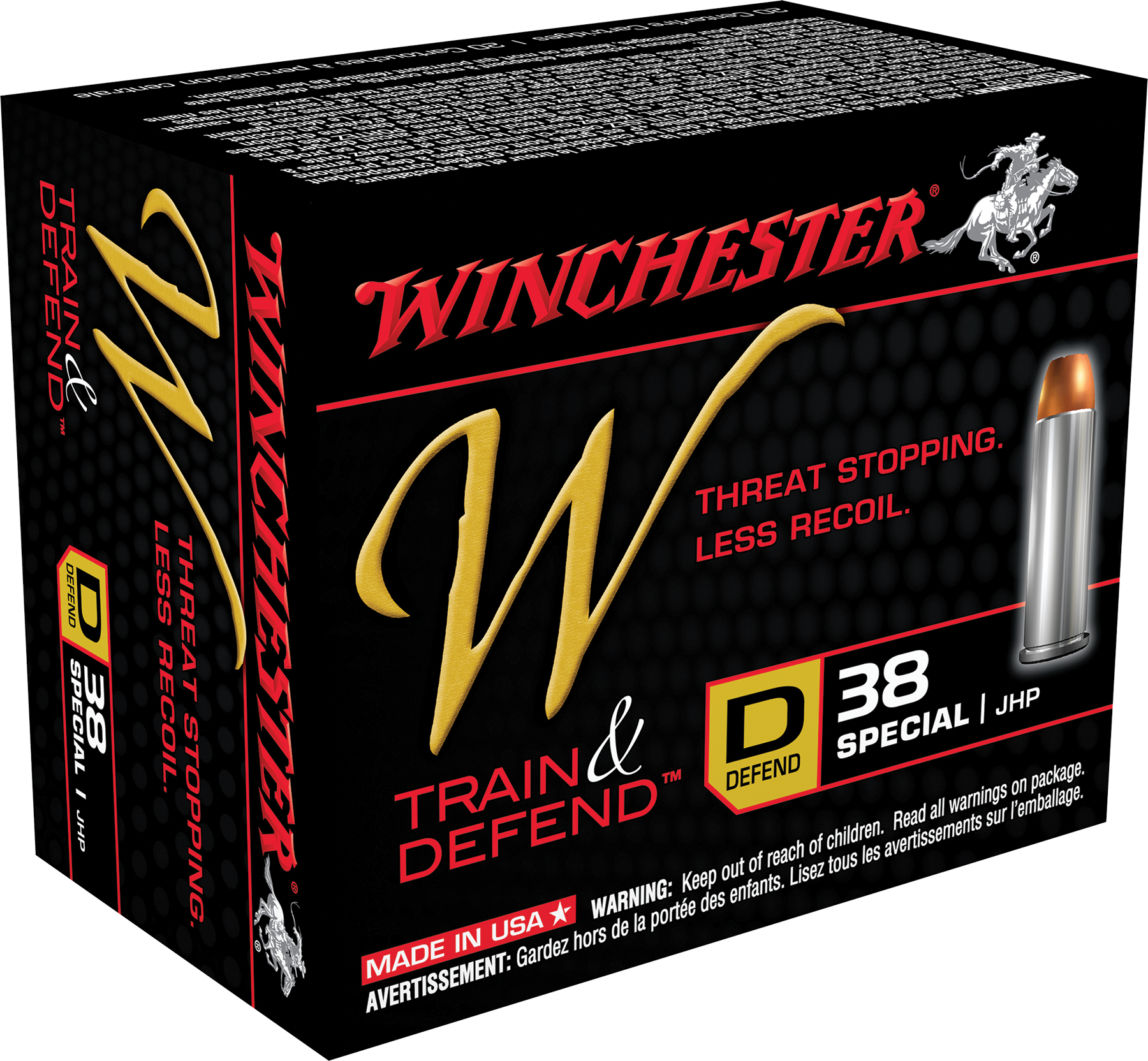 Winchester Ammo W38spld W 38 Special 130 Gr Jacketed (1800x1664), Png Download