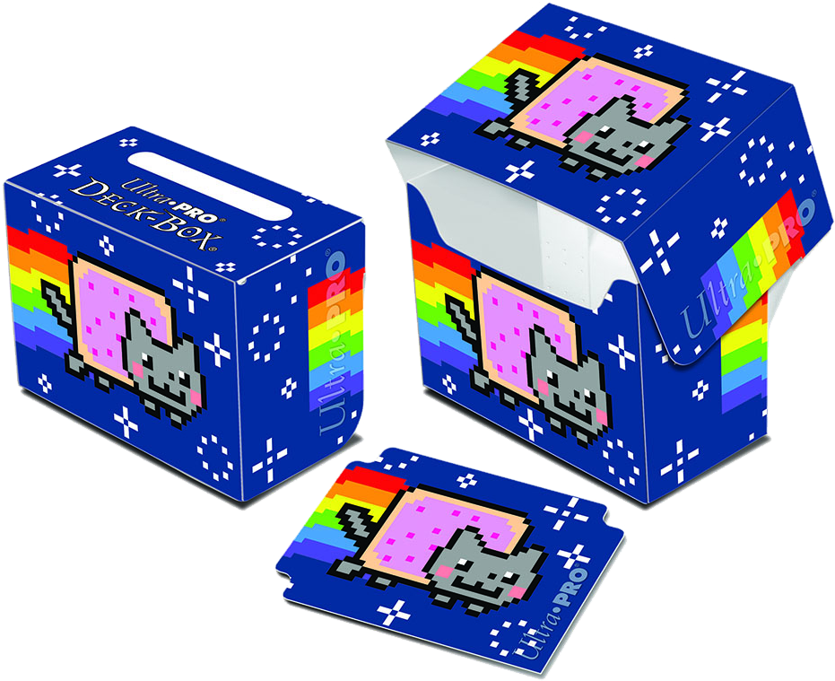 Ultra Pro Deck Boxes-nyan Cat (944x763), Png Download