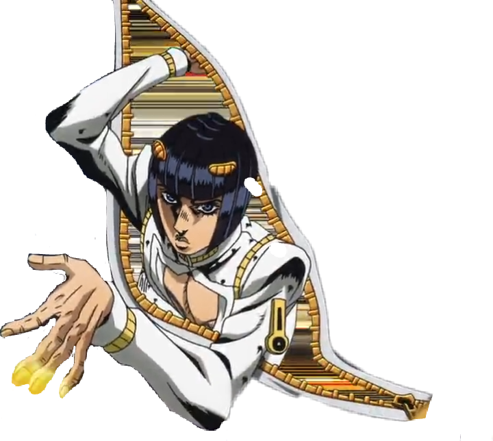 Jjba Jojo Brunobucciarati Anime Zipper Stand Ventoaureo (720x644), Png Download