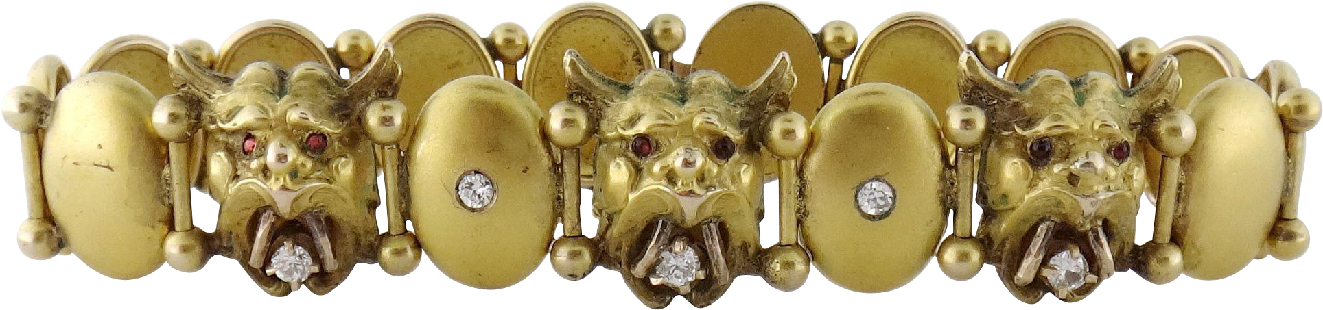 Antique Art Nouveau Riker Brothers 14k Gold Diamond (1927x1927), Png Download