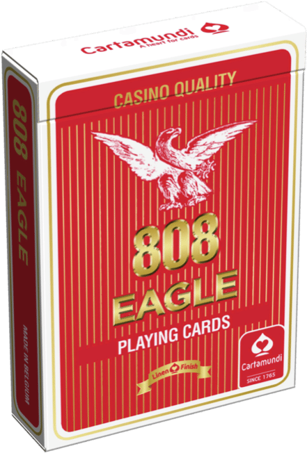 Eagle Playing Cards Red (652x651), Png Download