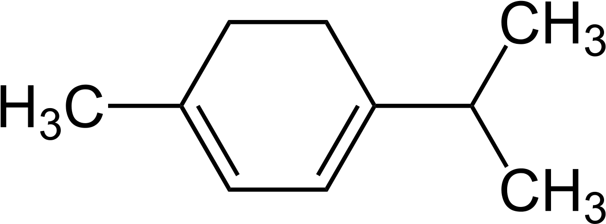 Alpha-terpinene Structure V (1280x500), Png Download