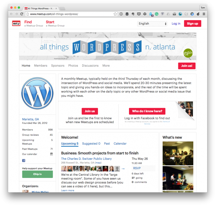 All Things Wordpress North Atlanta (700x665), Png Download