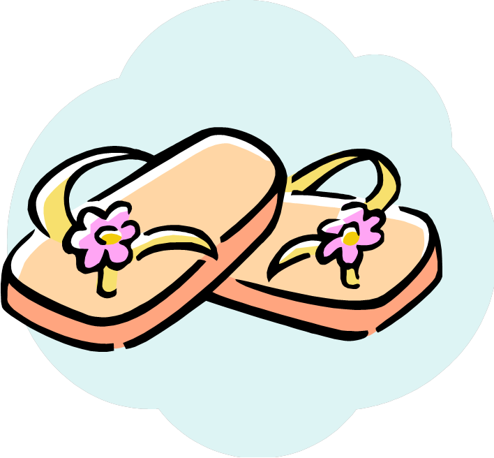 Flip Flops (708x656), Png Download