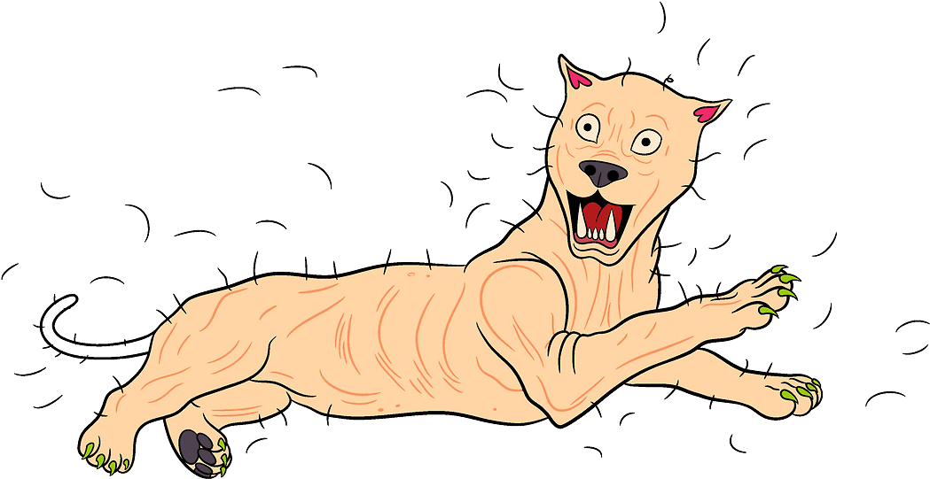 Courage The Cowardly Dog Png (1068x592), Png Download