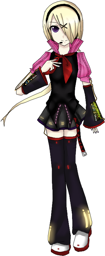Shiho Old Concept Art (418x860), Png Download