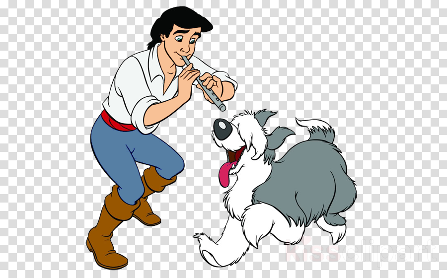 Little Mermaid Prince Clipart Ariel The Prince Human (900x560), Png Download