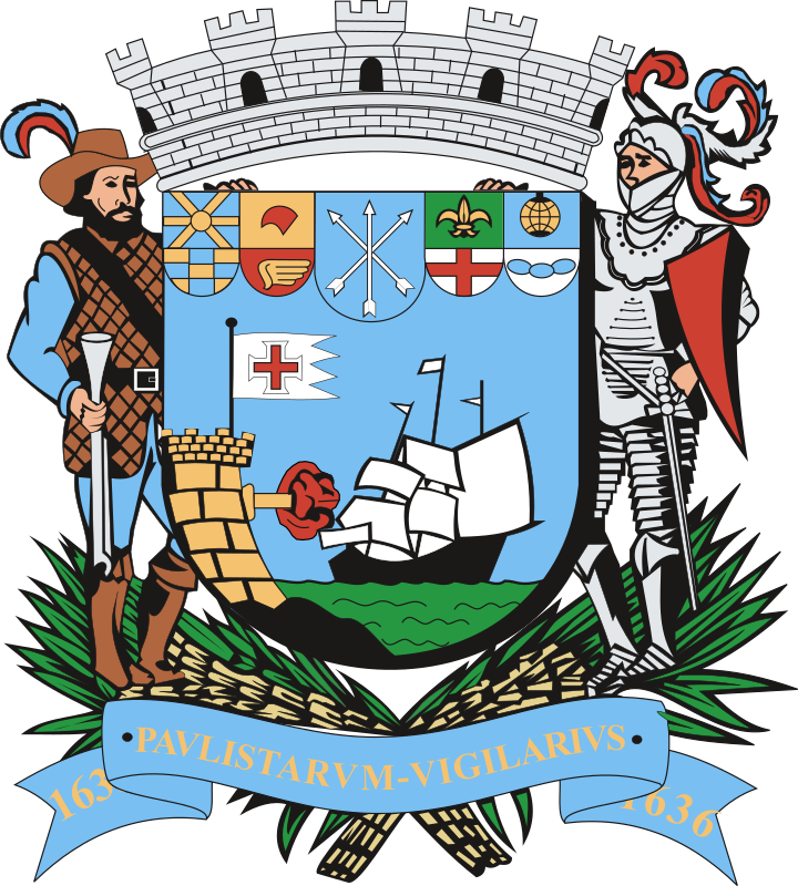 São Sebastião Blazon Colored (720x800), Png Download