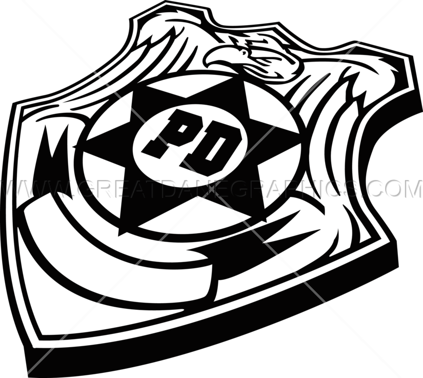 Police Shield (825x737), Png Download