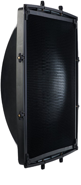 Elinchrom 44cm Square Reflector With Grid (467x700), Png Download