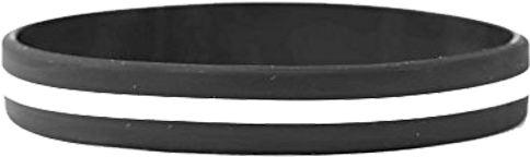 Thin White Line Bracelet (615x615), Png Download