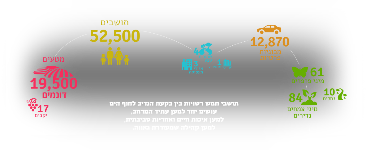 חמש רשויות ורמת הנדיב שותפות ביוזמה זו (1183x486), Png Download